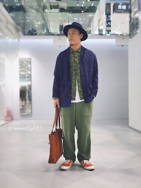 「Ralph Lauren」｜「アイテム（ミリタリージャケット）」を使った、Ay      [number8]さん（メンズ・174cm）の冬コーディネート