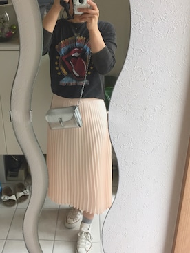 「ロックT」｜「アイテム（財布/小物）」を使った、mamamaiさん（レディース・159cm）の秋コーディネート