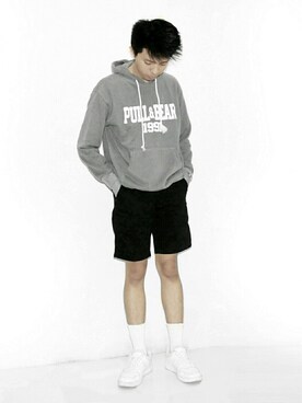 「PULL&BEAR（プルアンドベア）のアイテム（スニーカー）」を使った、Rizky Ardinsyahさん（メンズ・170cm）の秋コーディネート