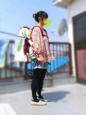「チャイハネ（チャイハネ）のアイテム（スニーカー）」を使った、トミーサクさん（レディース・152cm）の春コーディネート