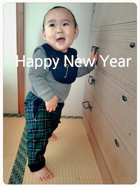 「baby GAP」｜akira☆harukaさん（キッズ・70cm）の冬コーディネート