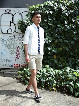 永津雄人さん（メンズ・180cm）の春コーディネート