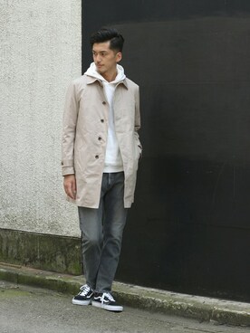 「old skool」｜永津雄人さん（メンズ・180cm）の秋コーディネート