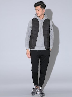 永津雄人さん（メンズ・180cm）の秋コーディネート