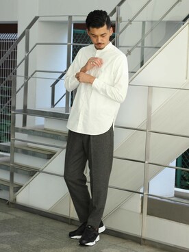 永津雄人さん（メンズ・180cm）の秋コーディネート