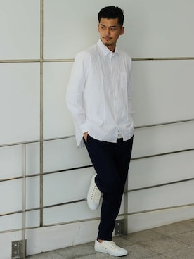 永津雄人さん（メンズ・180cm）の秋コーディネート