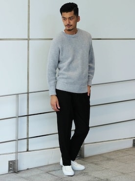 「WARREN SCOTT（ワレーンスコット）のアイテム」を使った、永津雄人さん（メンズ・180cm）の秋コーディネート