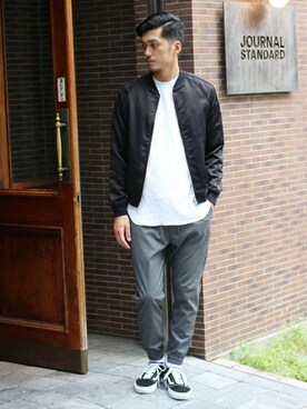 「old skool」｜永津雄人さん（メンズ・180cm）の秋コーディネート