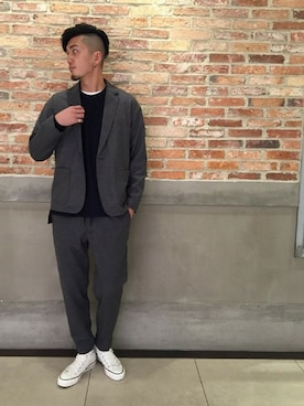 「Journal Standard TRISECT（トライセクト）のアイテム（ジャケット/アウター）」を使った、永津雄人さん（メンズ・180cm）の秋コーディネート