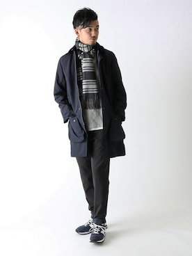 「Journal Standard TRISECT（トライセクト）のアイテム（ジャケット/アウター）」を使った、永津雄人さん（メンズ・180cm）の冬コーディネート