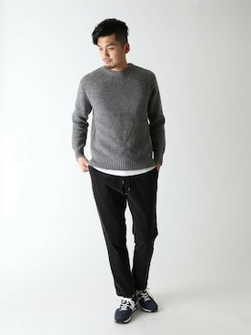 永津雄人さん（メンズ・180cm）の冬コーディネート