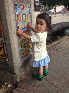 ハグさん（キッズ・70cm）の夏コーディネート