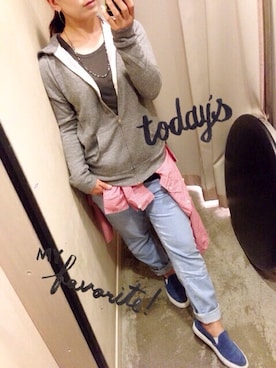 「COMMON PROJECTS（コモンプロジェクト）のアイテム」を使った、edanagaさん（レディース・157cm）の春コーディネート