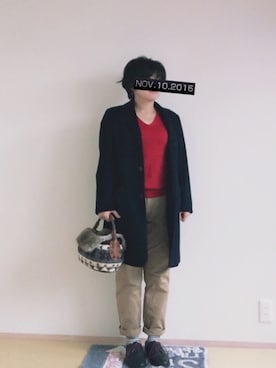 「寒くなってきた」｜masanuneさん（レディース・151cm）の秋コーディネート