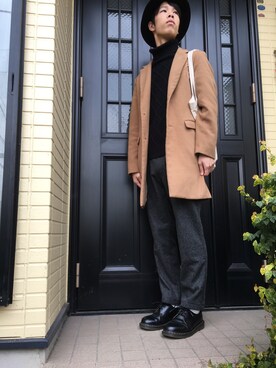 hideさん(メンズ・177cm)の冬コーディネート