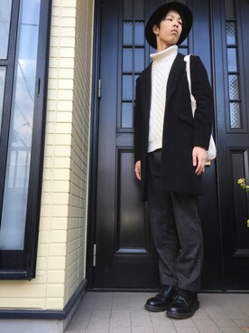 hideさん(メンズ・177cm)の冬コーディネート