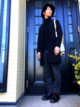 hideさん(メンズ・177cm)の冬コーディネート