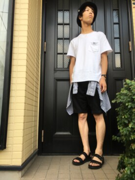 hideさん（メンズ・177cm）の夏コーディネート