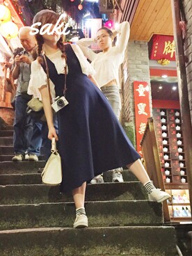 SAKI.Aさん(レディース・158cm)の春コーディネート