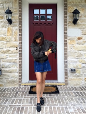 「STEVE MADDEN（スティーブマデン）のアイテム（その他シューズ）」を使った、GLTさん（レディース・157cm）の秋コーディネート