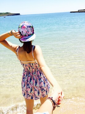 「Lulus（-）のアイテム（ワンピース/ドレス）」を使った、Carol Blueさん（レディース・168cm）の秋コーディネート