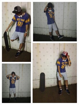 渡邉健人さん（メンズ・175cm）の夏コーディネート