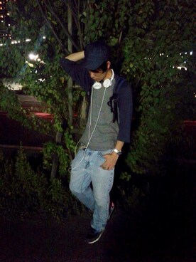 渡邉健人さん（メンズ・175cm）の夏コーディネート