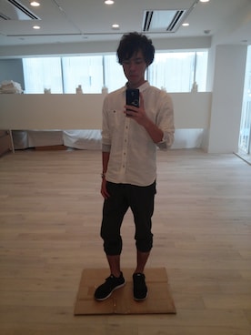 渡邉健人さん（メンズ・175cm）の秋コーディネート