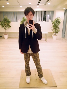 「スーツ」｜渡邉健人さん（メンズ・175cm）の春コーディネート