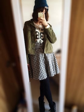 えっちゃんさん（レディース・160cm）の春コーディネート