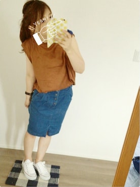 「CONVERSE（コンバース）のconverse（コンバース） ALL STAR OX（オールスターOX）（スニーカー）」を使った、aiii＊さん（レディース・155cm）の夏コーディネート