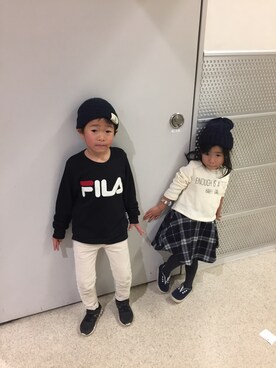 ayaneさん(キッズ・100cm)の秋コーディネート