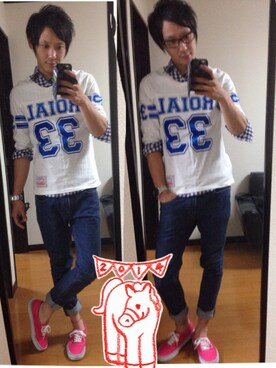 kouさん（メンズ・178cm）の夏コーディネート