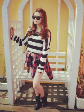 🅝ⓘ🅒ⓞⓛⓔさんのコーディネート