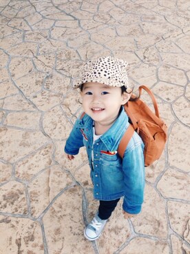 ku-ta-riさん（キッズ・90cm）の春コーディネート