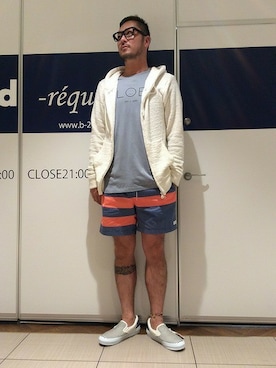 B'2nd re'qua 横浜さん（メンズ・178cm）の夏コーディネート