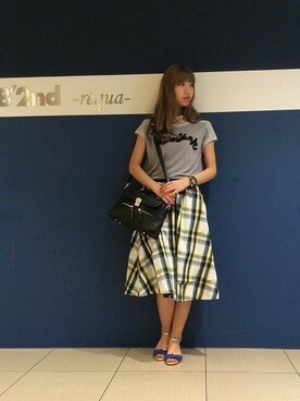 B'2nd re'qua 横浜さん(レディース・167cm)の夏コーディネート
