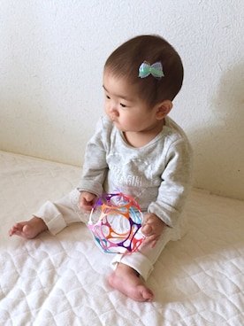 sayuさん（キッズ・70cm）の春コーディネート