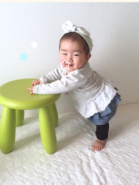 sayuさん（キッズ・70cm）の春コーディネート