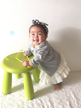 sayuさん（キッズ・70cm）の春コーディネート