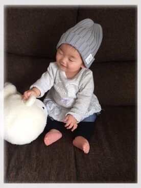 sayuさん（キッズ・70cm）の春コーディネート