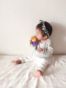 sayuさん（キッズ・70cm）の春コーディネート