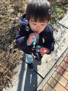 so_☺︎さん(キッズ・80cm)の冬コーディネート