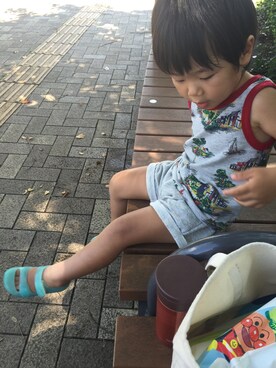 so_☺︎さん（キッズ・80cm）の夏コーディネート