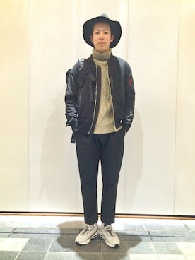 「GIGGER」｜Ryutaro.さん（メンズ・178cm）の冬コーディネート