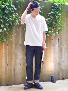 「GIGGER」｜Ryutaro.さん（メンズ・178cm）の夏コーディネート