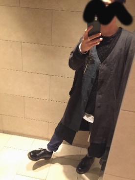 「STOF（ストフ）のアイテム（ジャケット/アウター）」を使った、もと♂さん（メンズ・163cm）の冬コーディネート