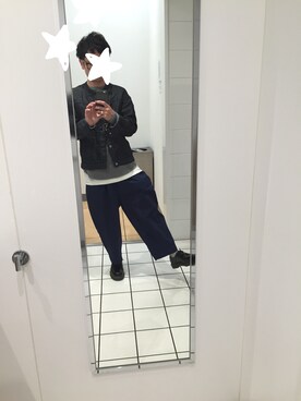 「marka（マーカ）のアイテム（デニムジャケット）」を使った、もと♂さん（メンズ・163cm）の春コーディネート