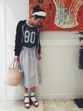 つのちゃん／スタッフさん（レディース・154cm）の春コーディネート