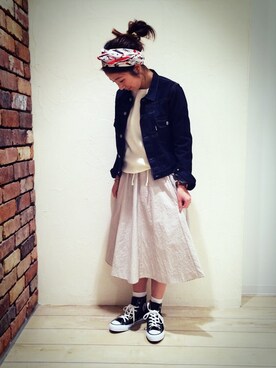 つのちゃん/スタッフさん(レディース・154cm)の冬コーディネート